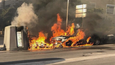 ¿Quién está detrás de la quema de contenedores en Ciudad Lineal?