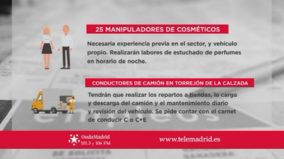 Se buscan manipuladores de cosméticos para trabajar en San Fernando de Henares