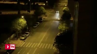 Carreras ilegales en el Ensanche de Vallecas con coches eléctricos de alquiler