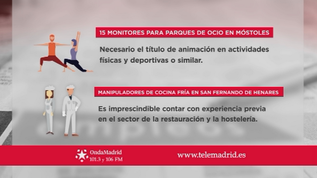 Se buscan monitores de sala para trabajar en Móstoles