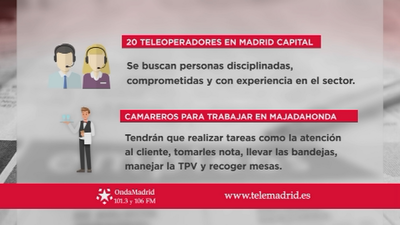 Se buscan camareros para trabajar en Majadahonda
