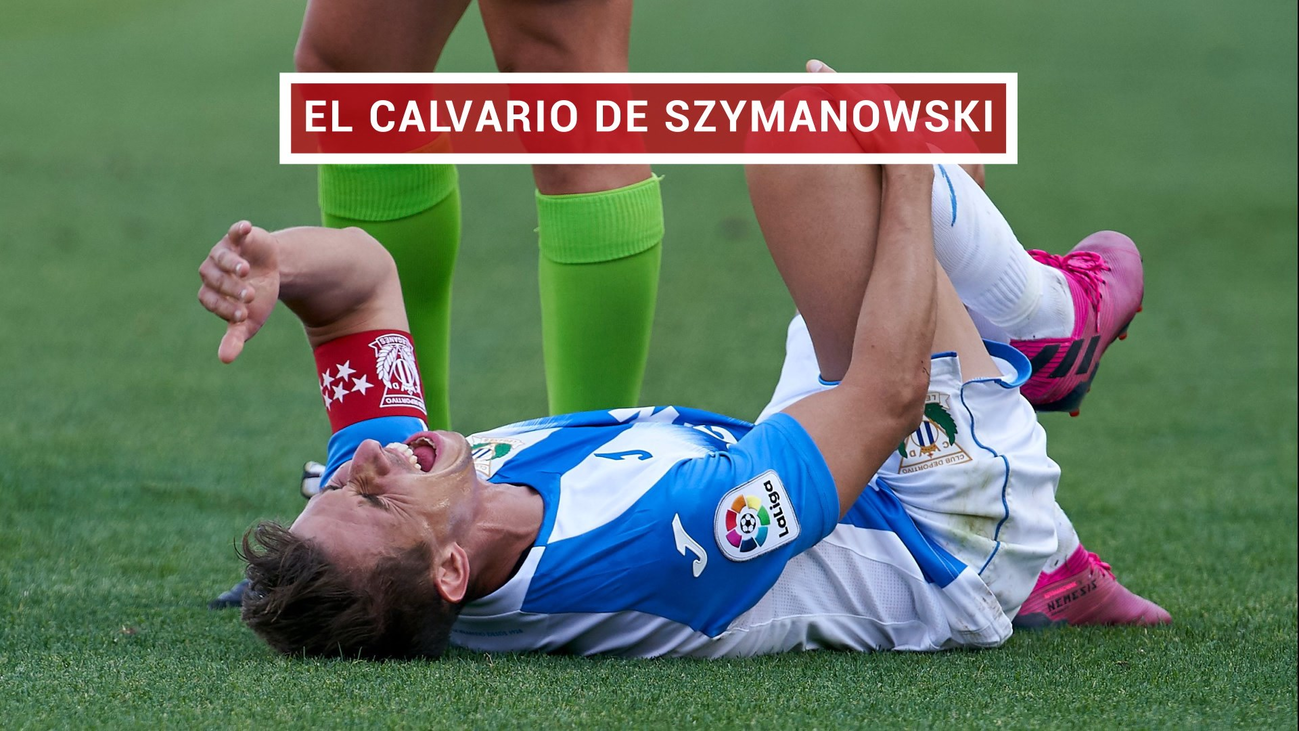 Szymanowski, rotura del ligamento cruzado anterior de la rodilla derecha