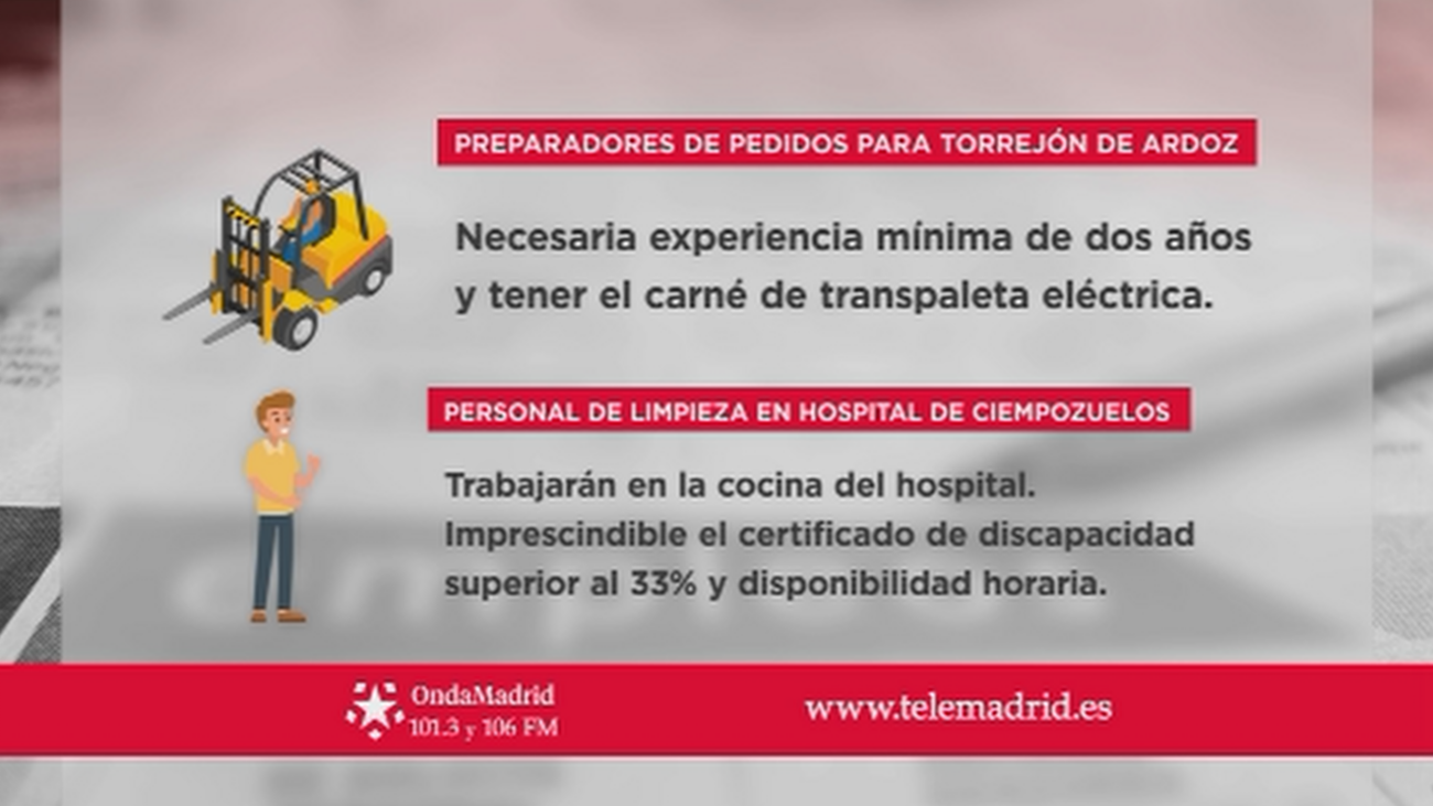 Se buscan preparadores de pedidos para trabajar en Torrejón de Ardoz