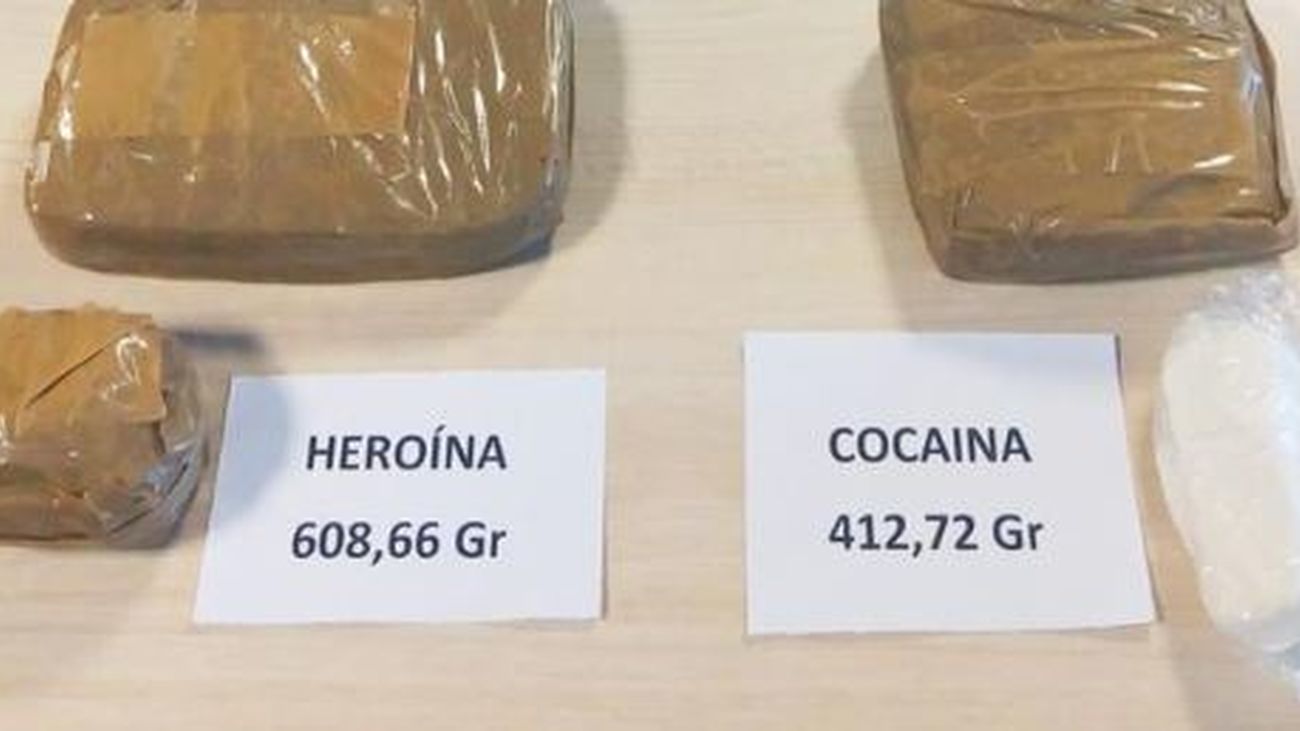 Estupefacientes incautados por la Policía Nacional