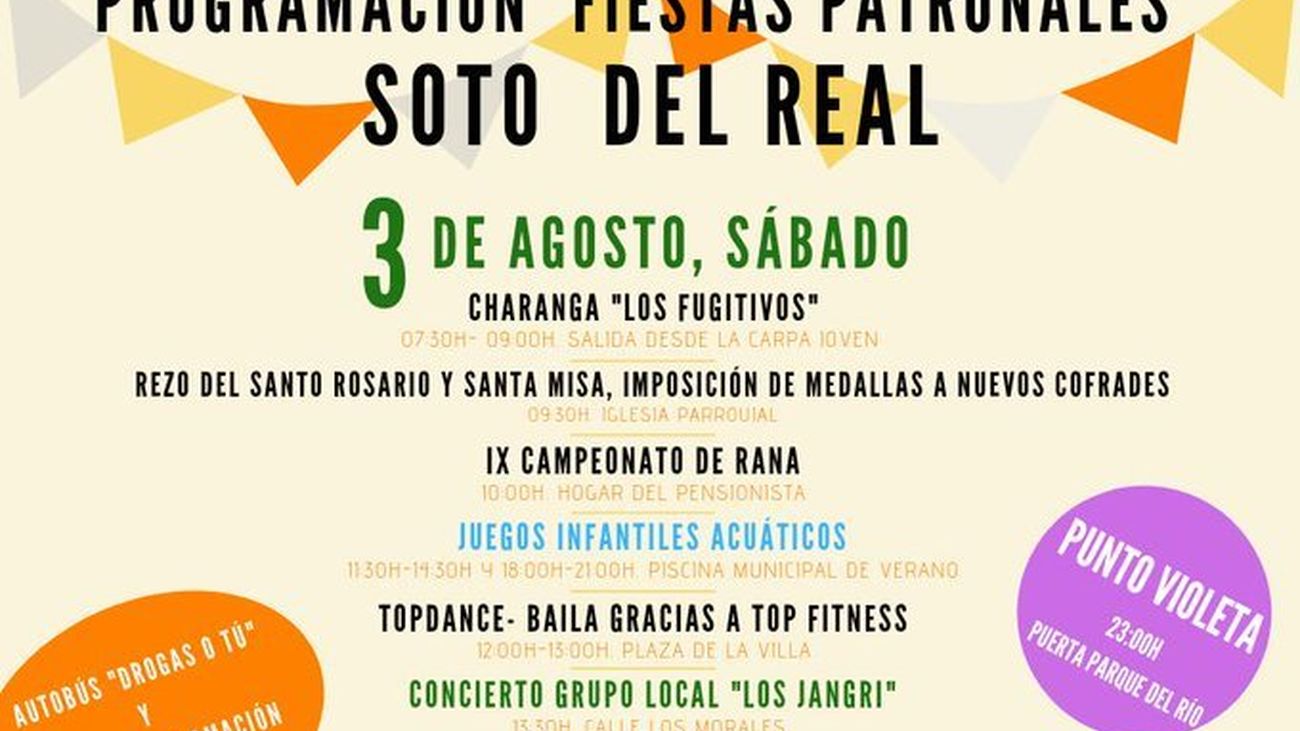 Soto del Real inaugura este sábado sus fiestas patronales