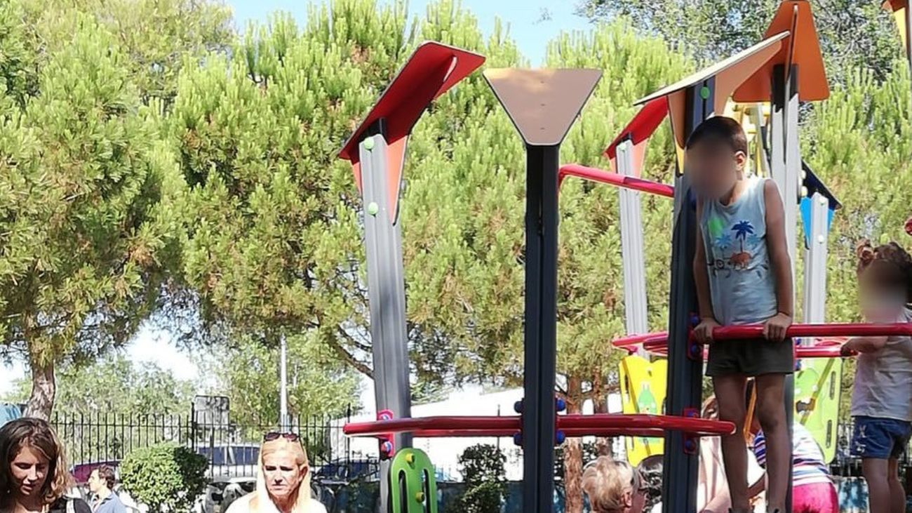El parque infantil de 'Mr. Iglú' llega a Collado Villalba  tras ganar una competición de reciclaje