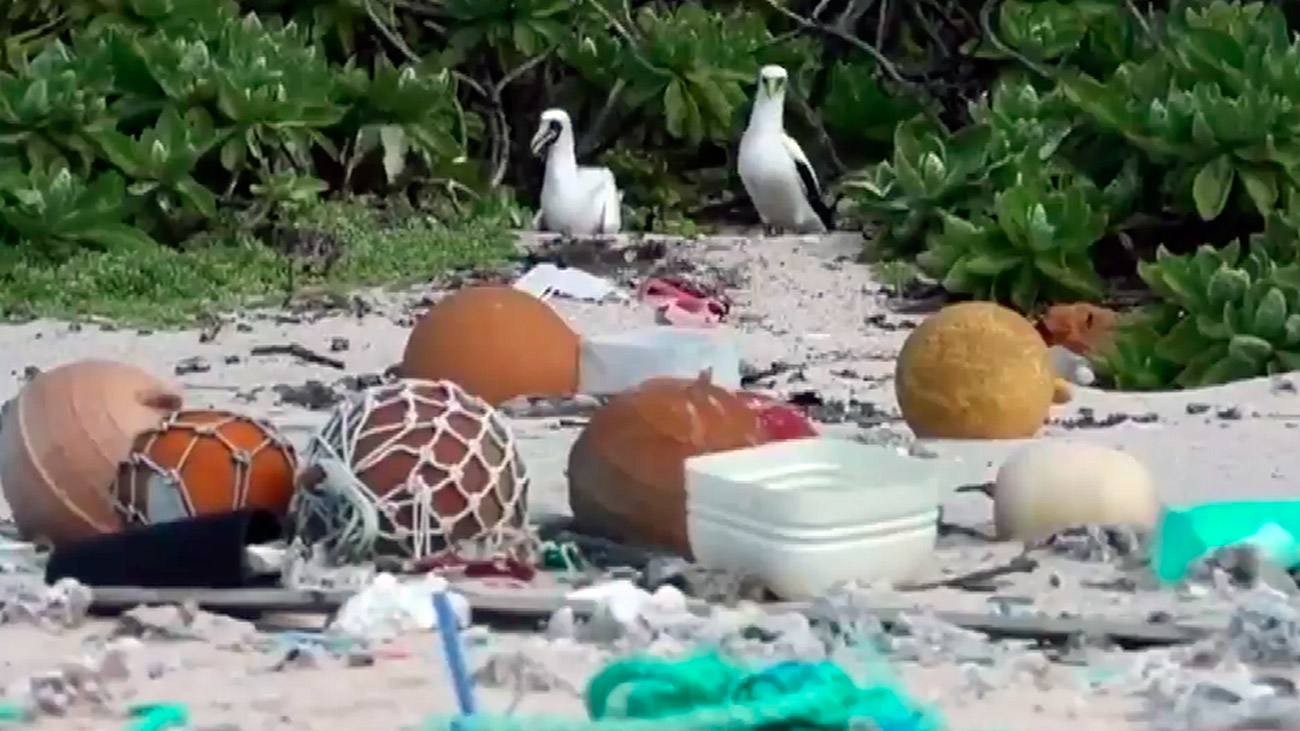 Un paraíso convertido en basurero mundial