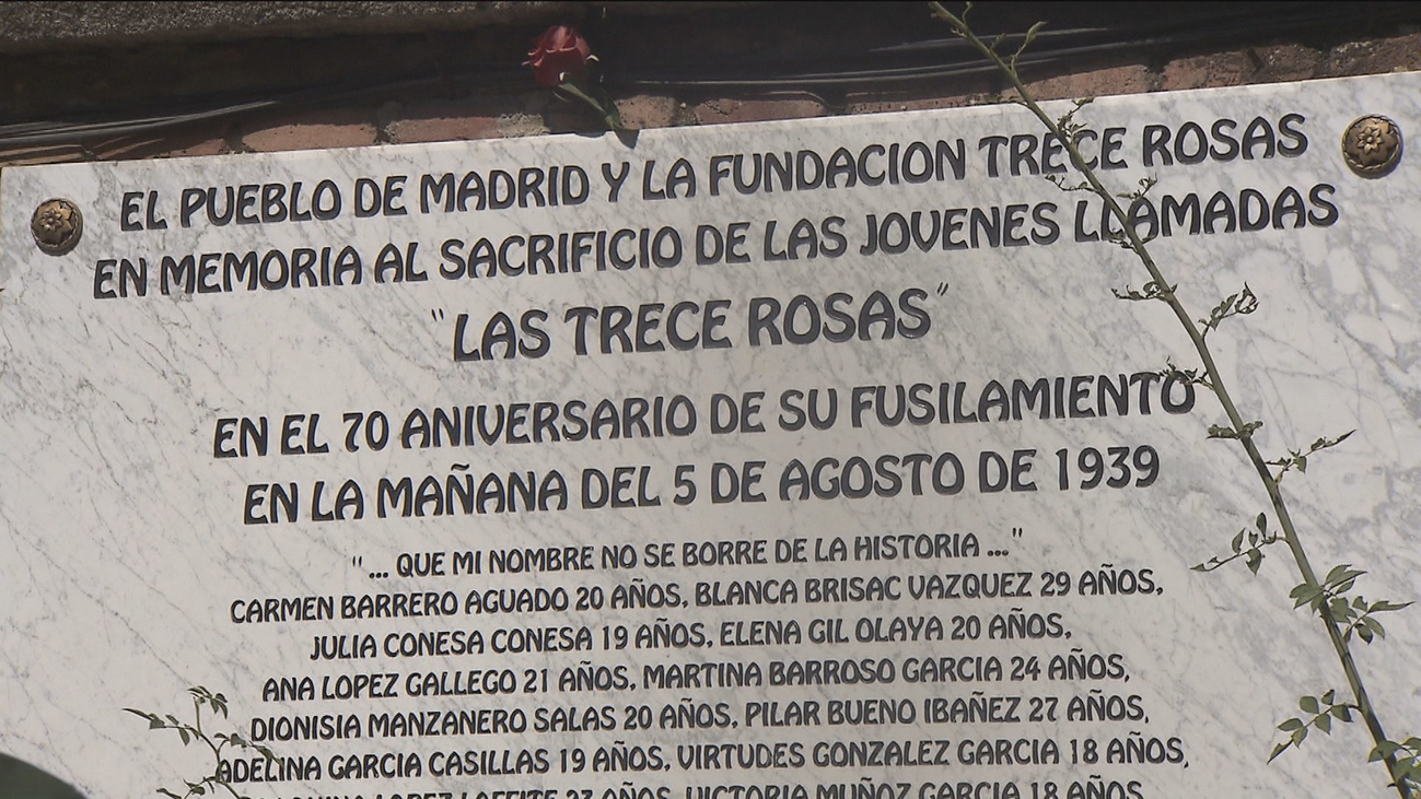 80 años del fusilamiento de las '13 rosas'