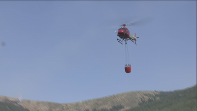 El fuego de Miraflores está estabilizado, pero no controlado