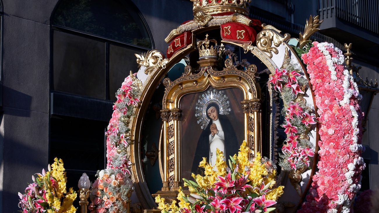 Imagen de la Virgen de La Paloma