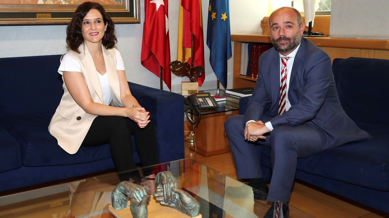 Isabel Díaz Ayuso y Juan Trinidad