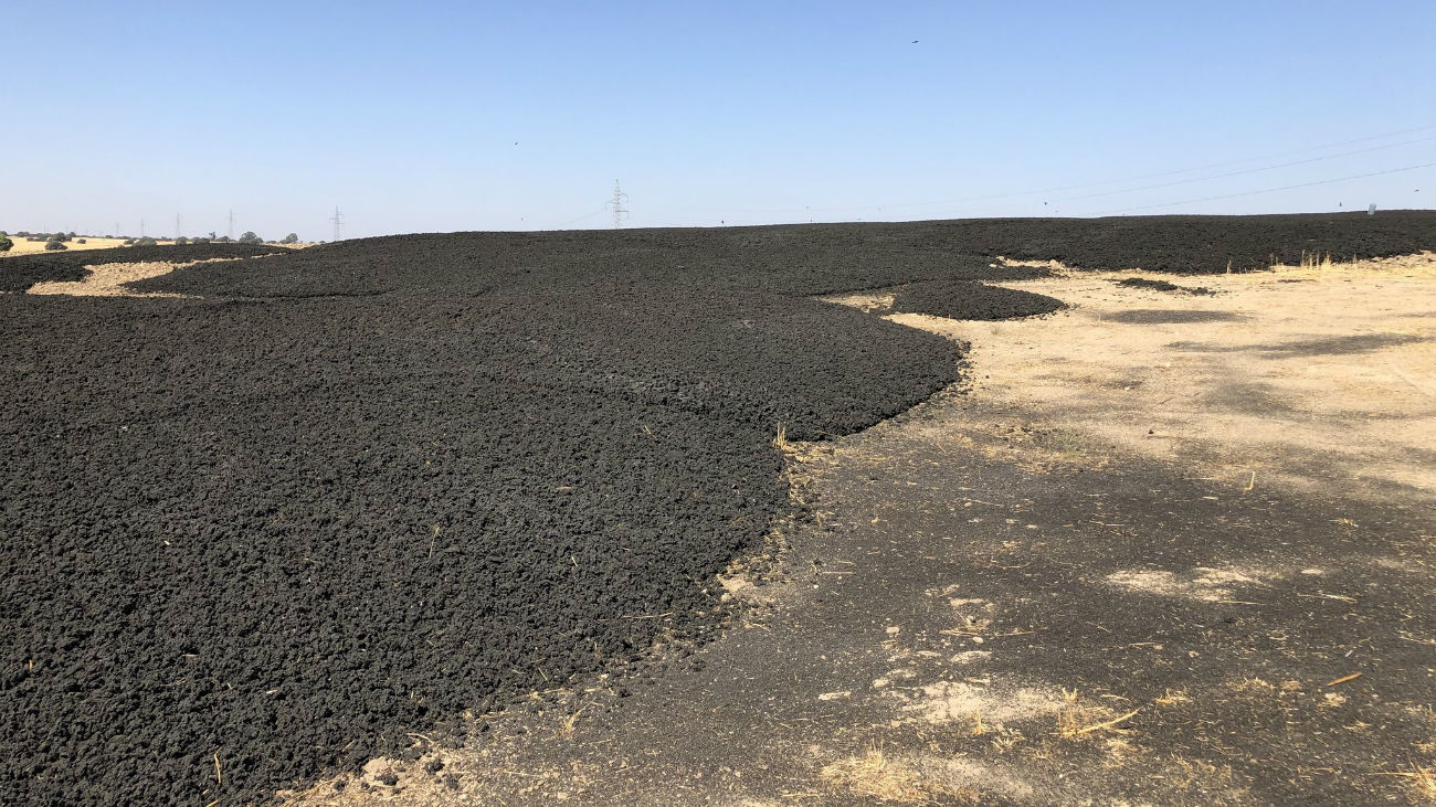 Vertido ilegal de lodo