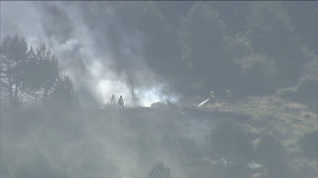 Estabilizado el incendio de La Granja