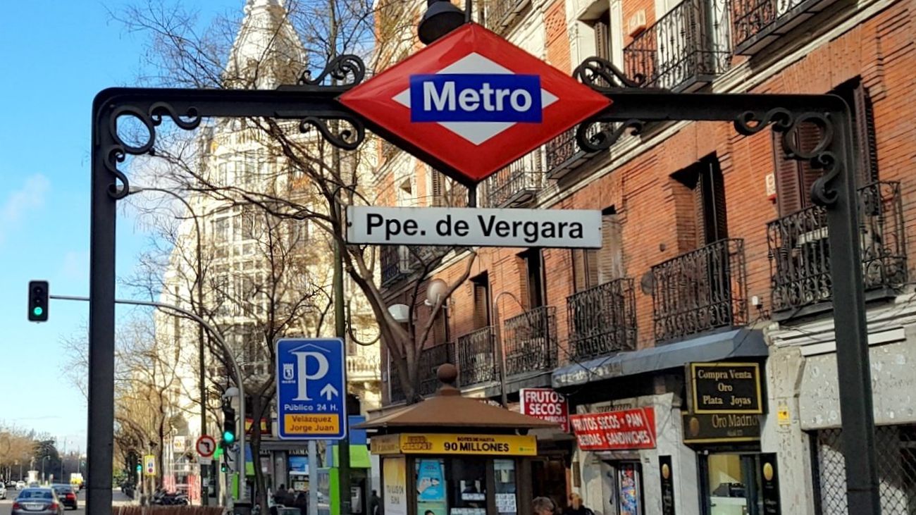 La estación de Metro de Príncipe de Vergara cerrará del 10 al 24 de agosto