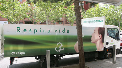 Tres Cantos estrena un punto limpio móvil