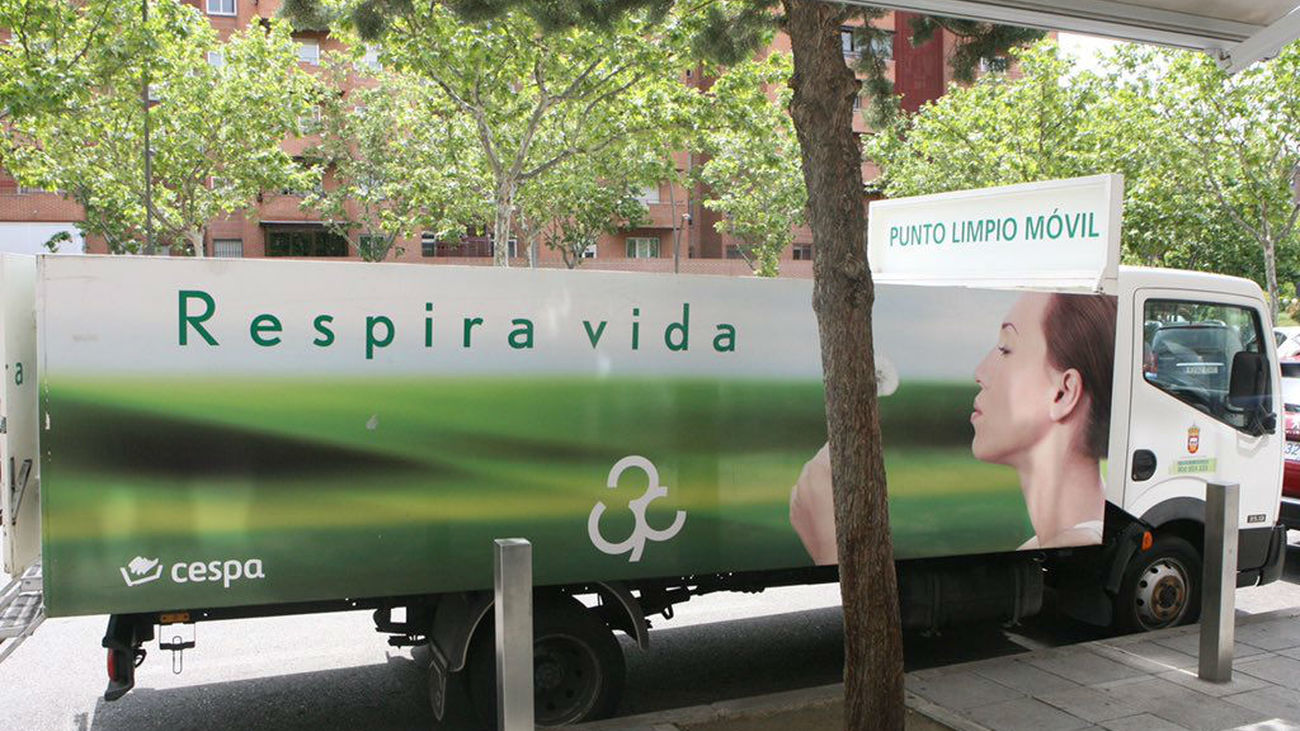 Tres Cantos estrena un punto limpio móvil