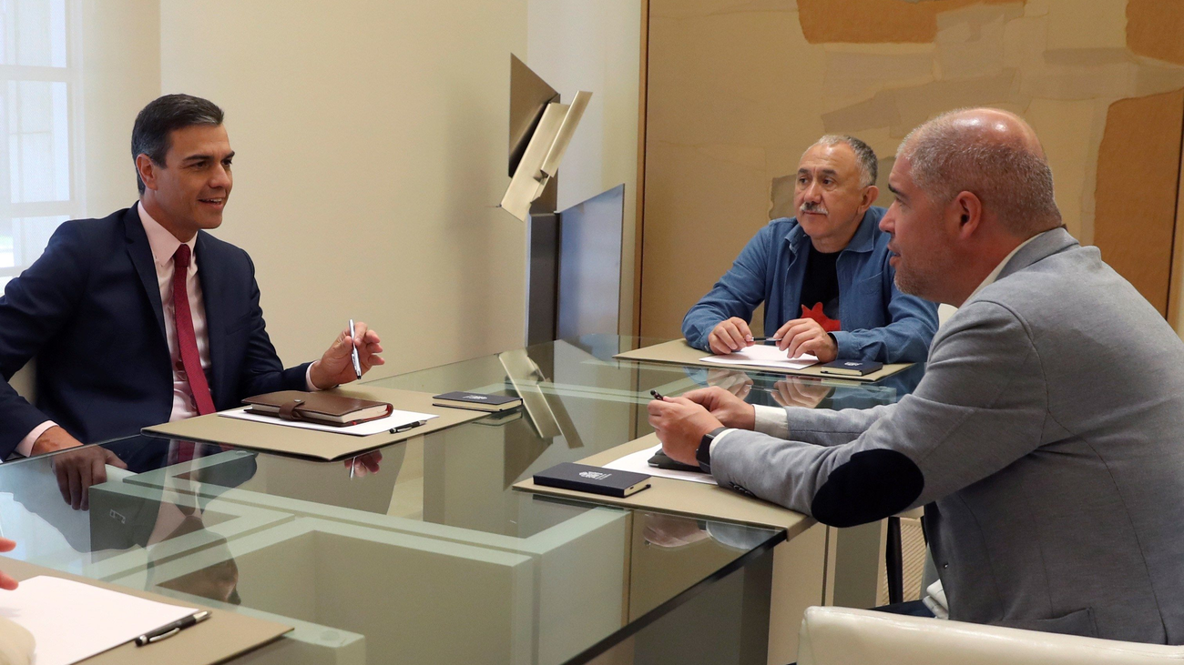 CCOO y UGT piden a Sánchez que España no vuelva a las urnas