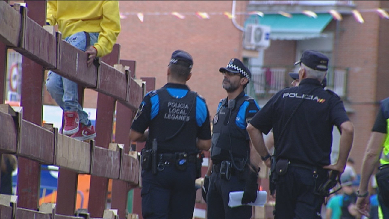 Amplio dispositivo de seguridad en las fiestas de Leganés