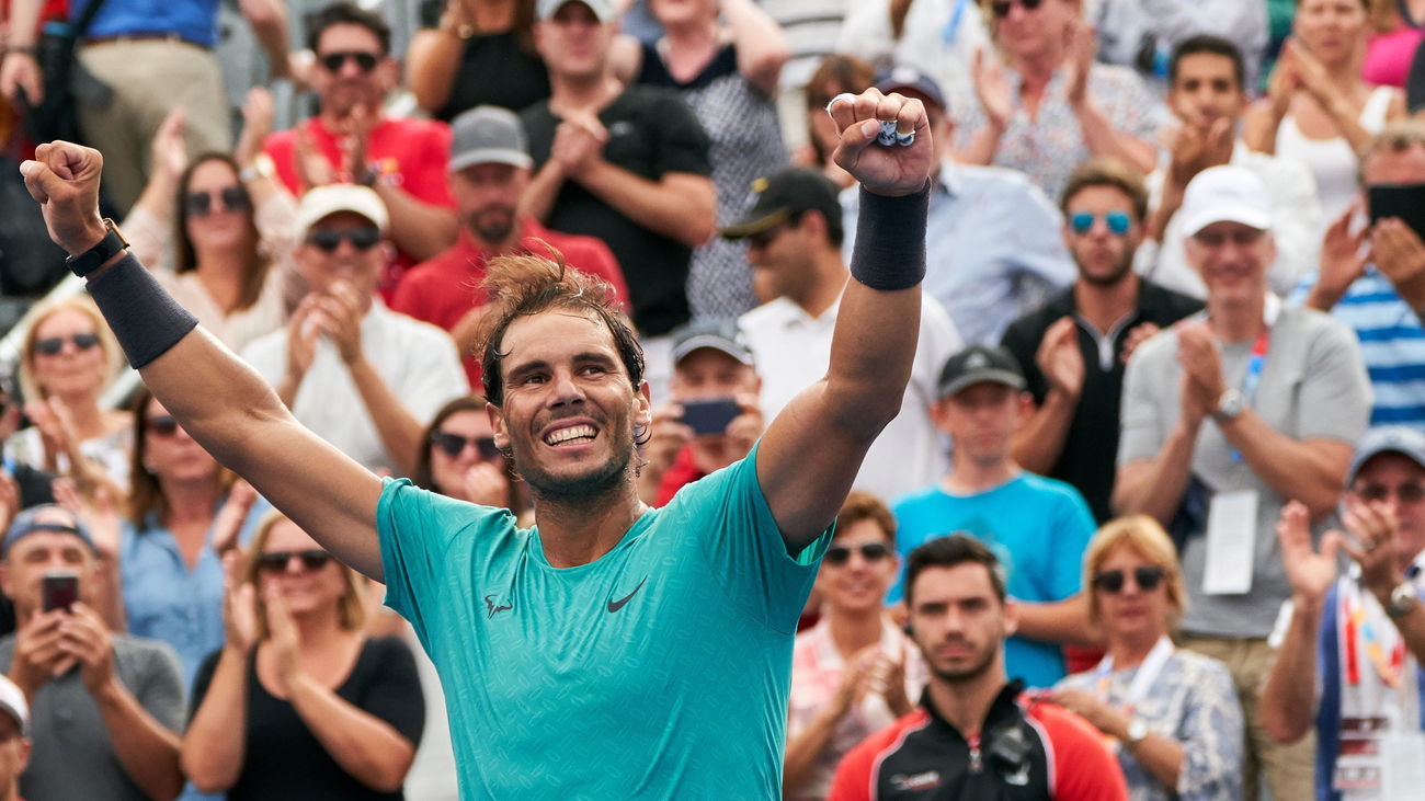 Rafa Nadal, campeón en Montreal