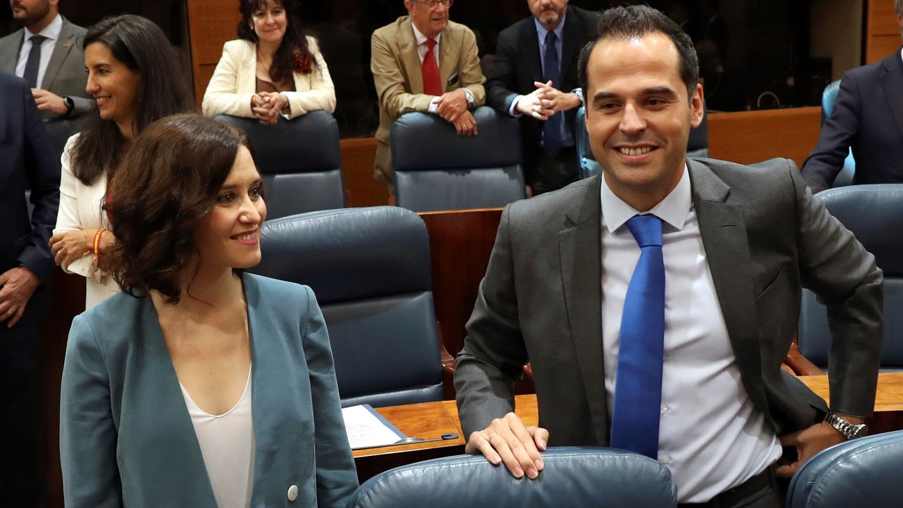 Isabel Díaz Ayuso e Ignacio Aguado