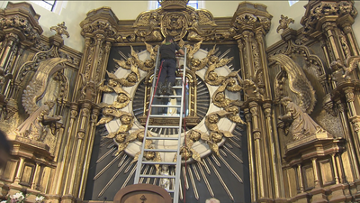 Felipe García, el bombero de la Virgen de la Paloma