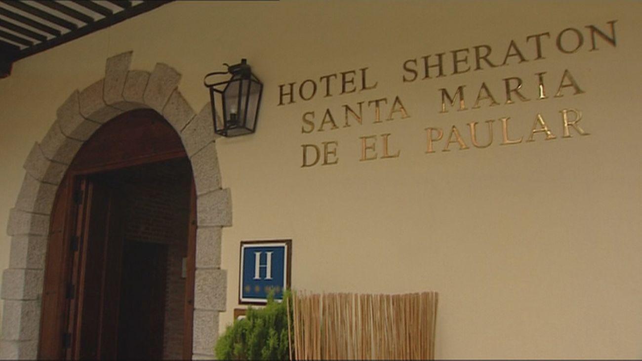 Antiguo hotel de El Paular en Rascafría