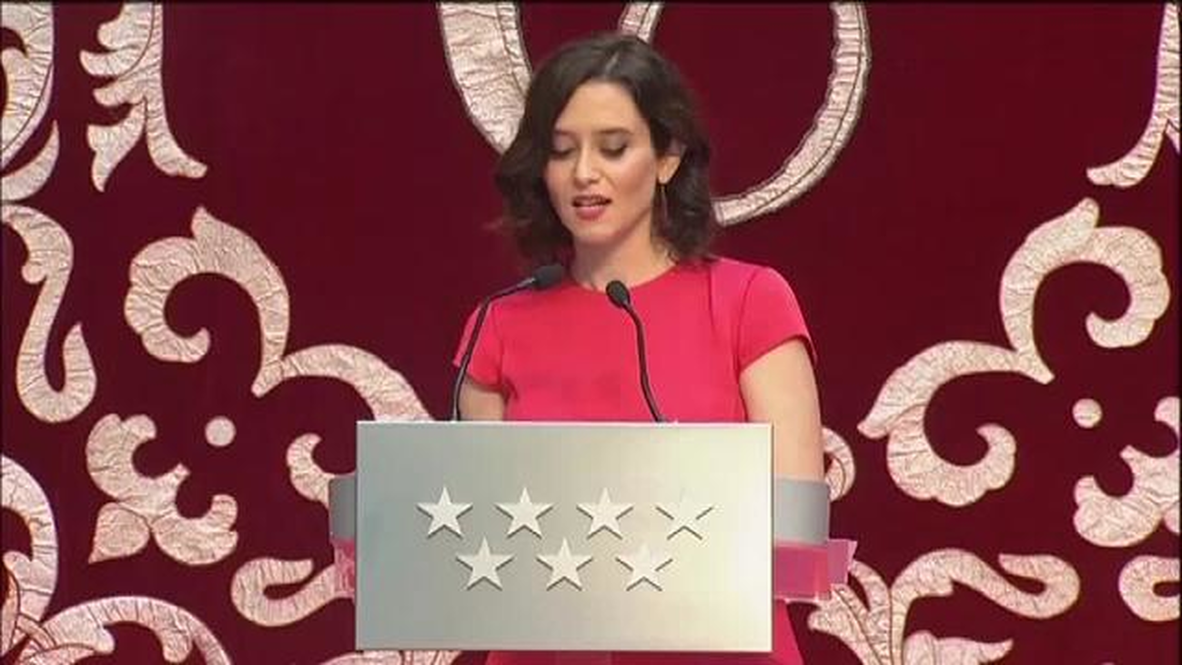 Ayuso: "Tengo la obligación de hacer las cosas bien, gobernando para todos"