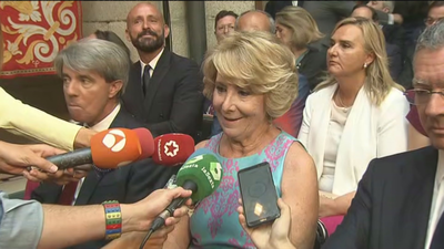 Esperanza Aguirre: "Como no he hecho nada pueden investigar lo que quieran"