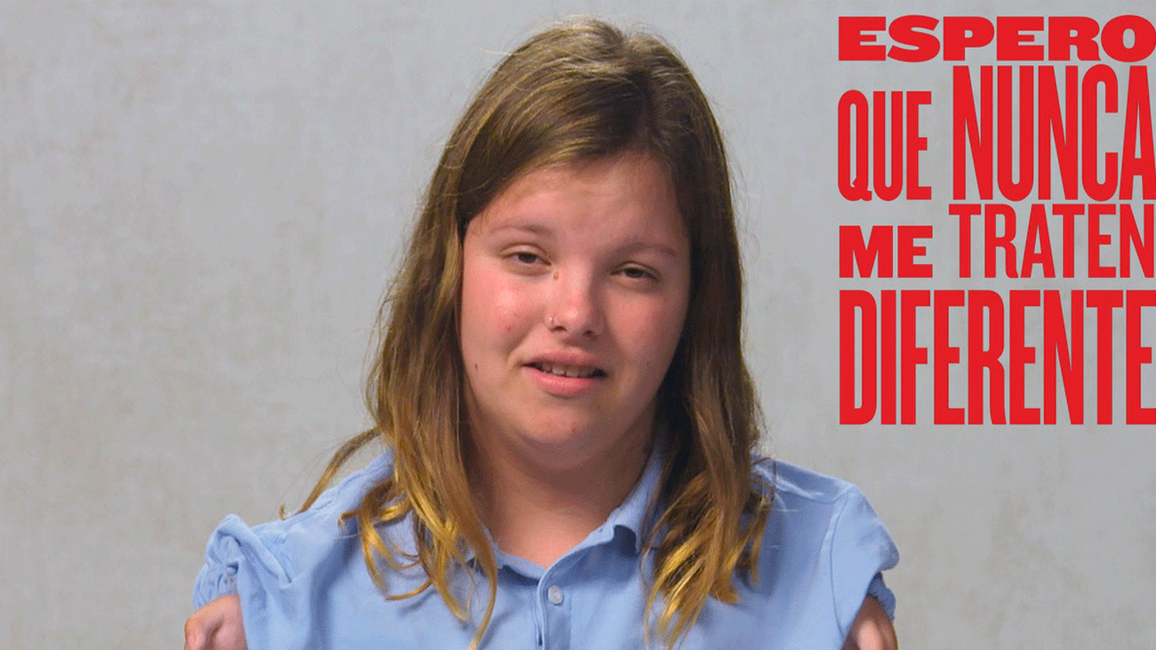 “Espero que nunca me traten diferente"