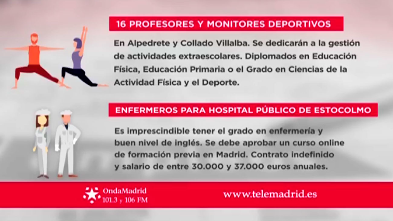 Se necesitan profesores y monitores deportivos en Alpedrete y Collado Villalba