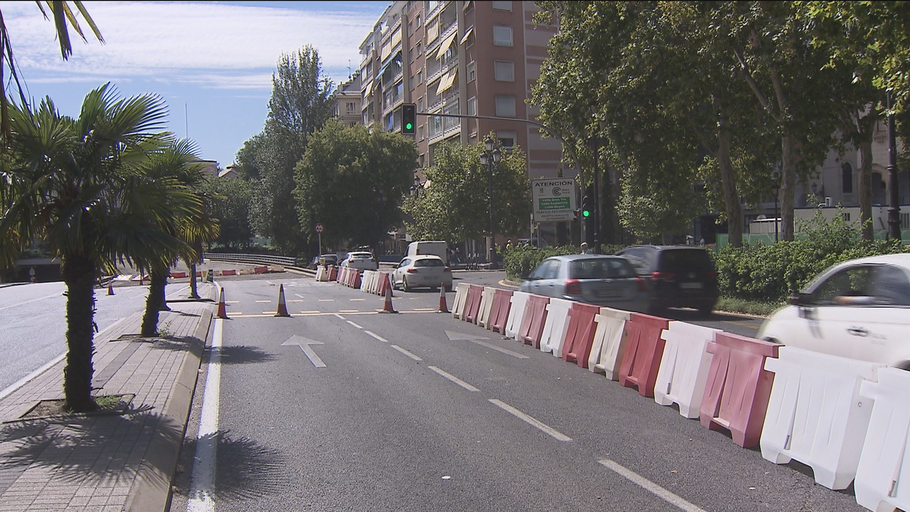 Cuatro túneles cerrados en Madrid