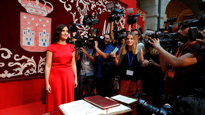 Madrid estrena presidenta en el primer gobierno de coalición