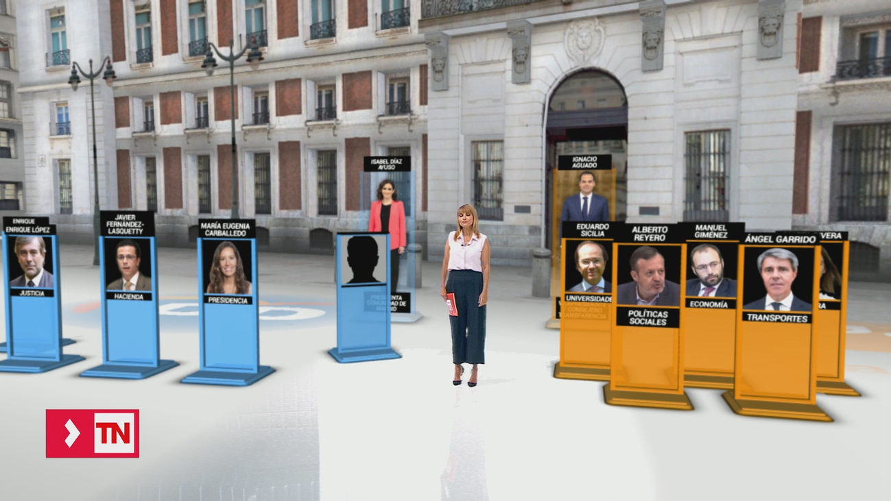 Estos son los  nombres del nuevo gobierno de Ayuso