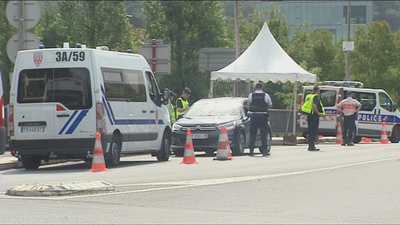 Blindaje policial en la frontera con Irún por la cumbre G7