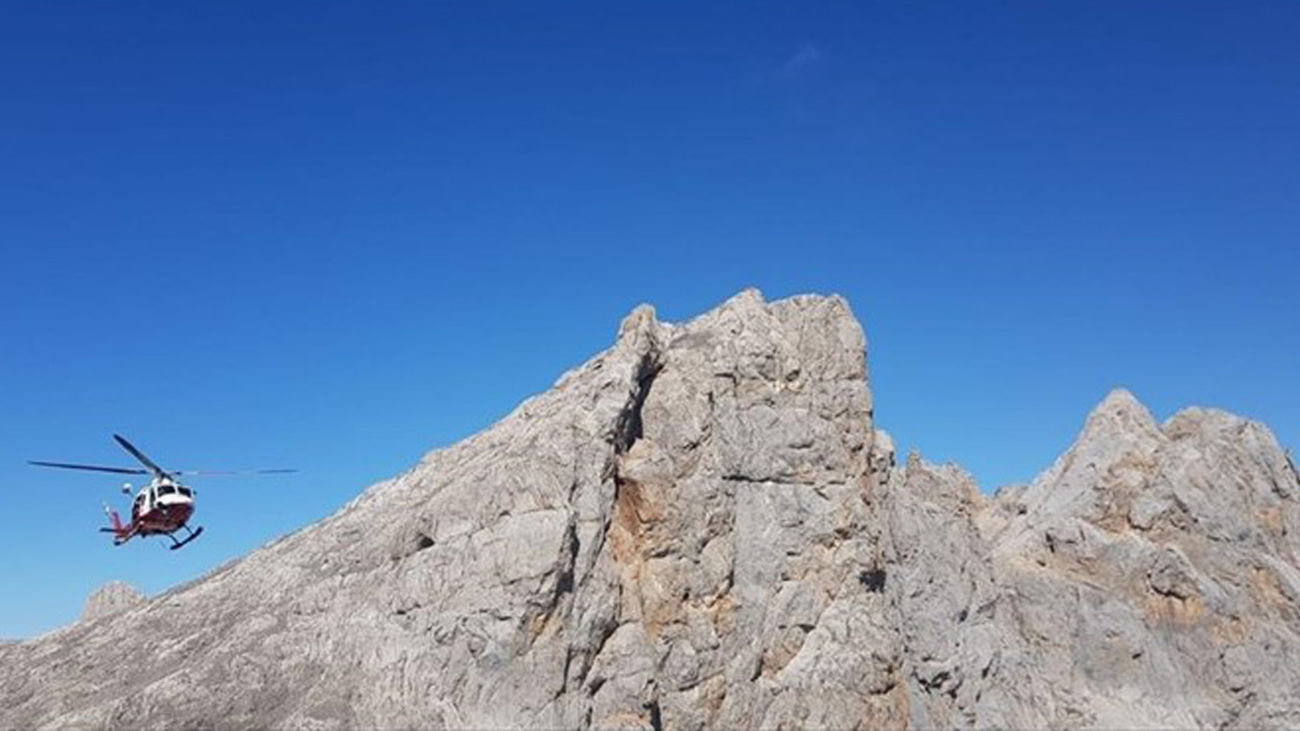 Rescatada en Picos de Europa una montañera de Madrid