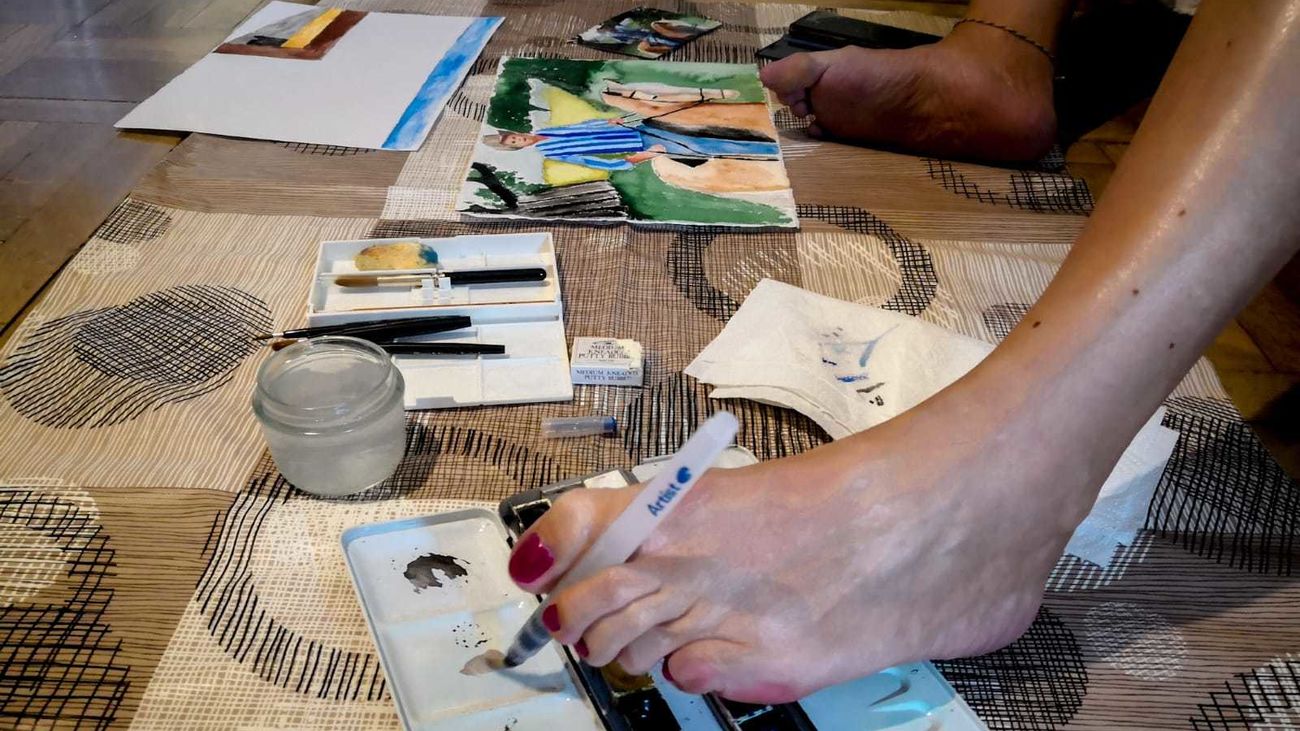 "Pinto en aquellos lugares en los que he estado y ya no puedo volver"