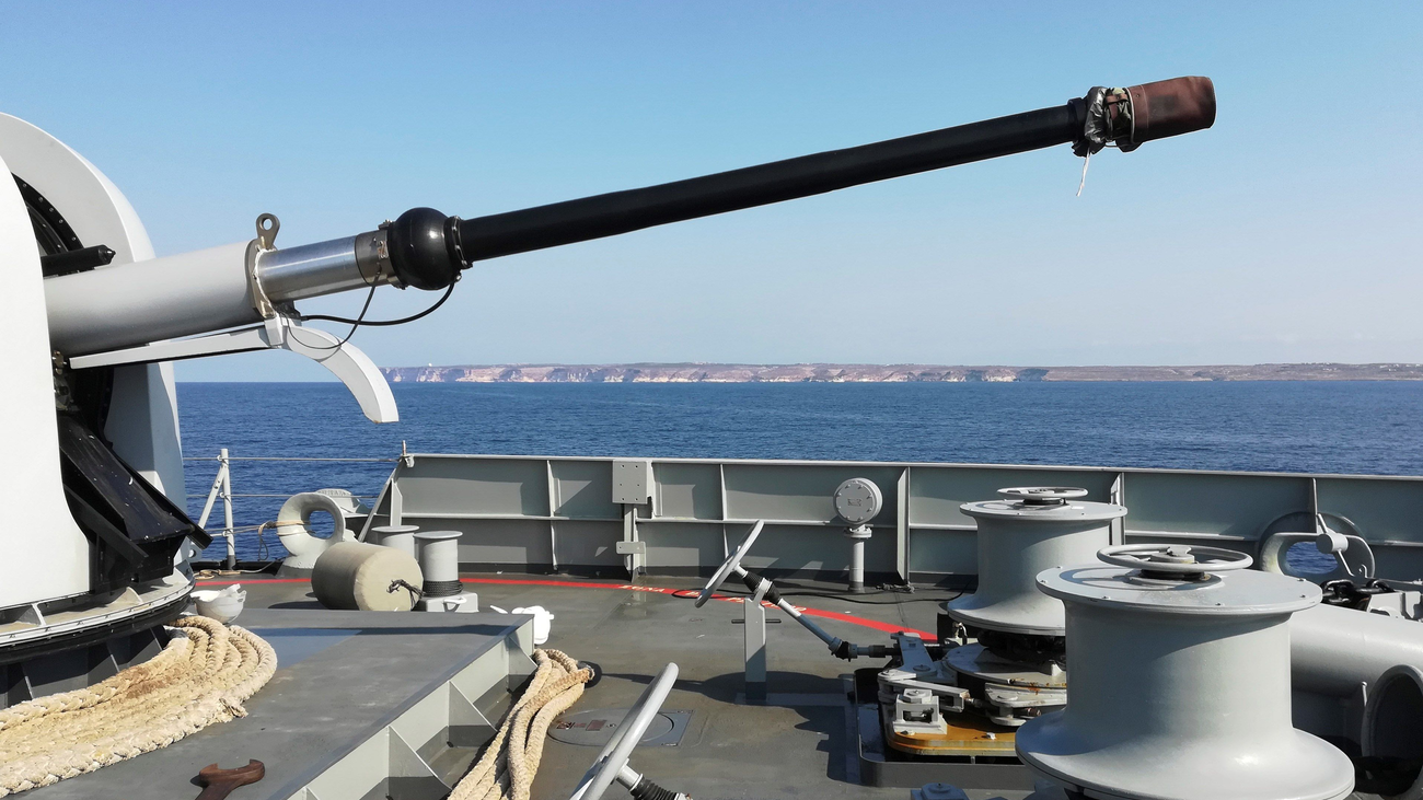 El buque 'Audaz' ya está en Lampedusa