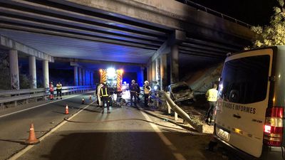 Un hombre muere carbonizado tras sufrir un accidente de coche en Guadarrama