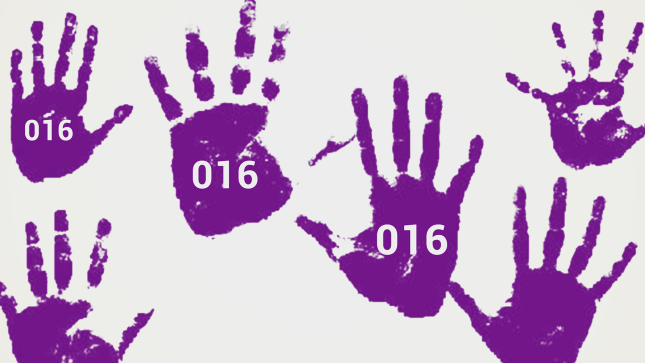 El 016, teléfono de atención a las víctimas de violencia de género.