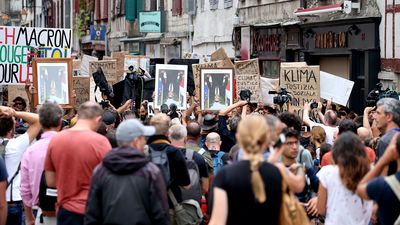 Suspenden los actos de protesta contra la cumbre del G7 por "falta de condiciones"