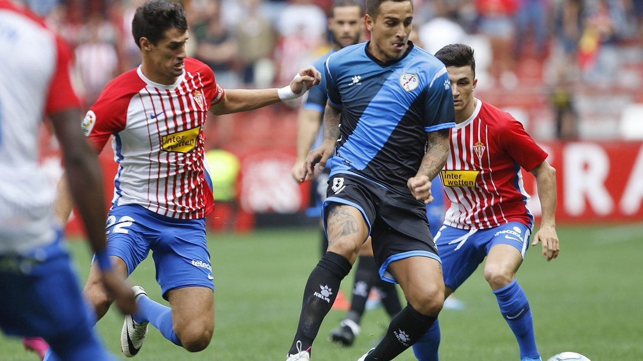 Sporting-Rayo Vallecano 2-2