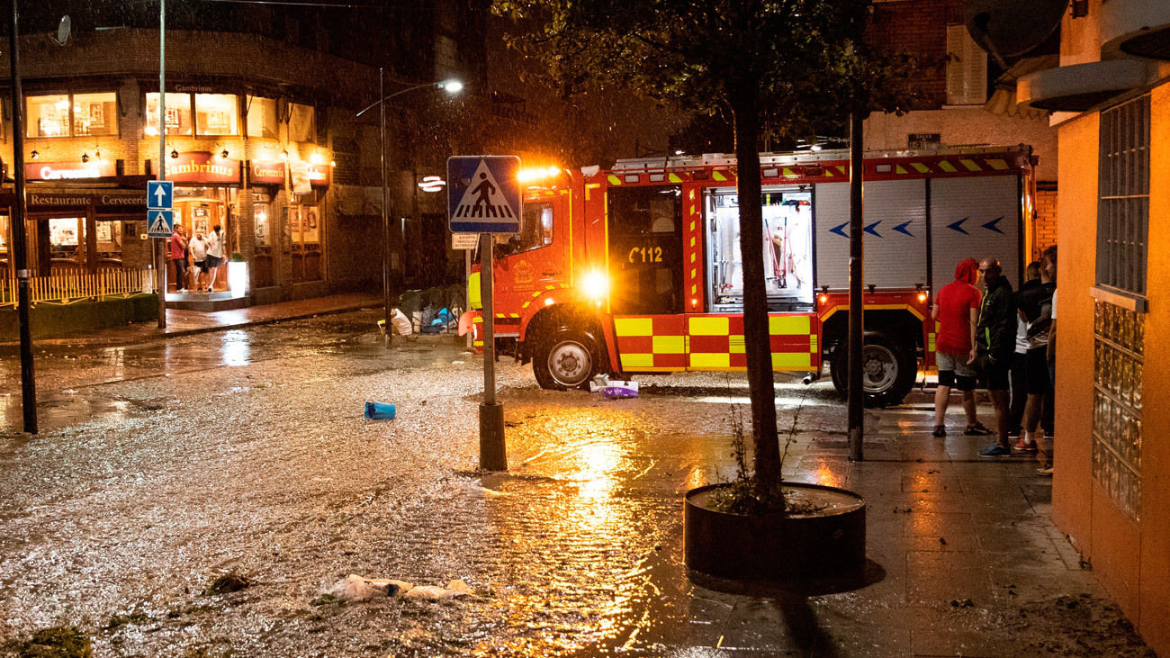 El 112 atiende en la Comunidad de Madrid 1.134 incidencias por la tormenta