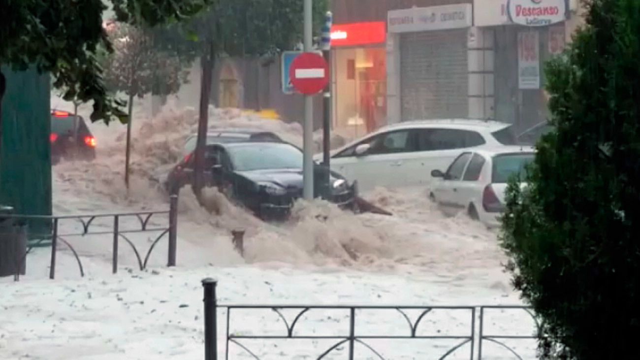 Tormenta en Arganda del Rey