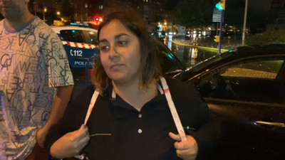 Una mujer atrapada con sus dos hijos en su coche por la inundación en Fuenlabrada