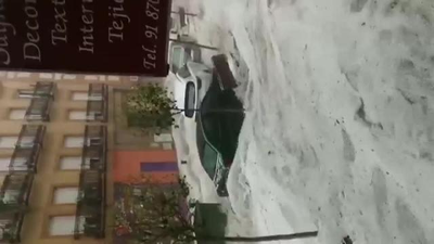 Diluvio en Arganda del Rey