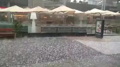 Imágenes de la Tormenta en Getafe