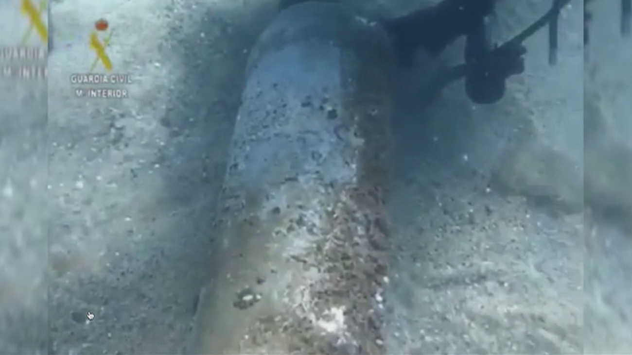 La Armada traslada la bomba de la Guerra Civil mar adentro para dentonarla