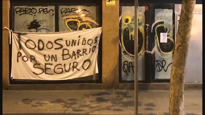 Vecinos de Barcelona y Hospitalet  protestan por la inseguridad