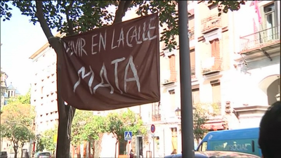 Los 'sin techo' denuncian la falta de ayuda durante la tormenta