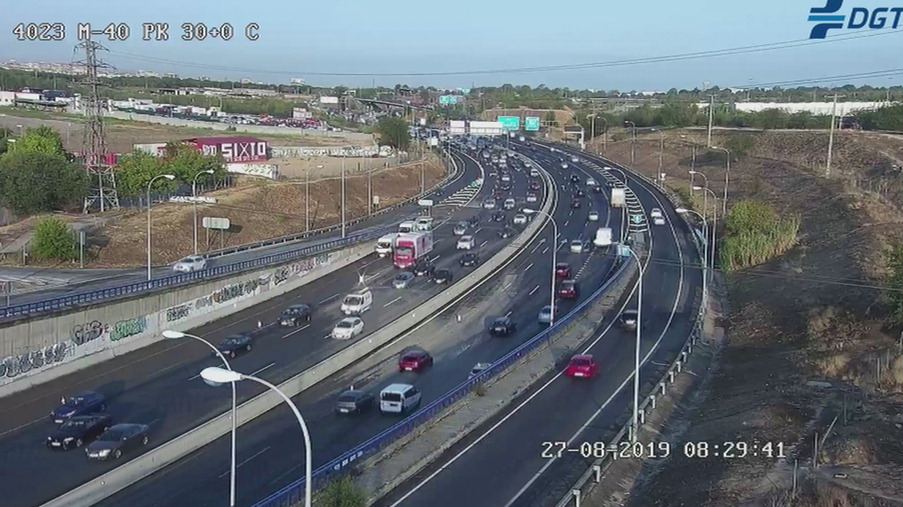 Cortes de tráfico en la M-220 y complicaciones en la M-506 y la M-40
